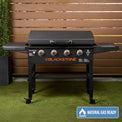 The Original 36" Griddle with Hood is natural gas ready. 