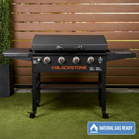 The Original 36" Griddle with Hood is natural gas ready. 