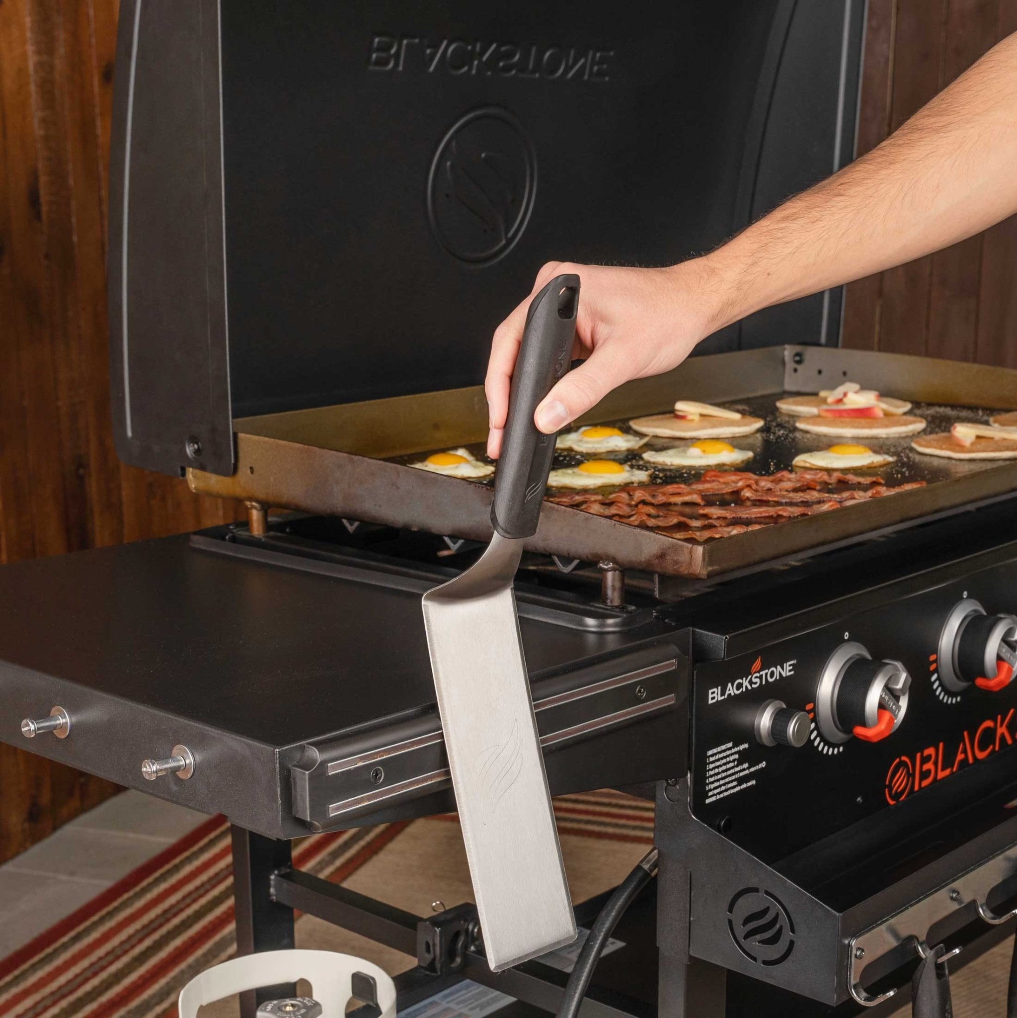 Original 36in Griddle W/Hood & Front shelf - 36