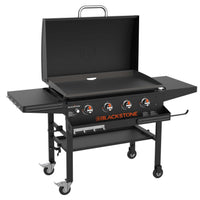 Original 36in Griddle W/Hood & Front shelf - 36" Griddle with Hood | Blackstone Products