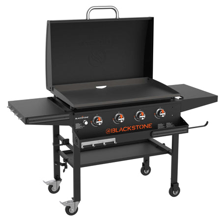 Original 36in Griddle W/Hood & Front shelf - 36" Griddle with Hood | Blackstone Products