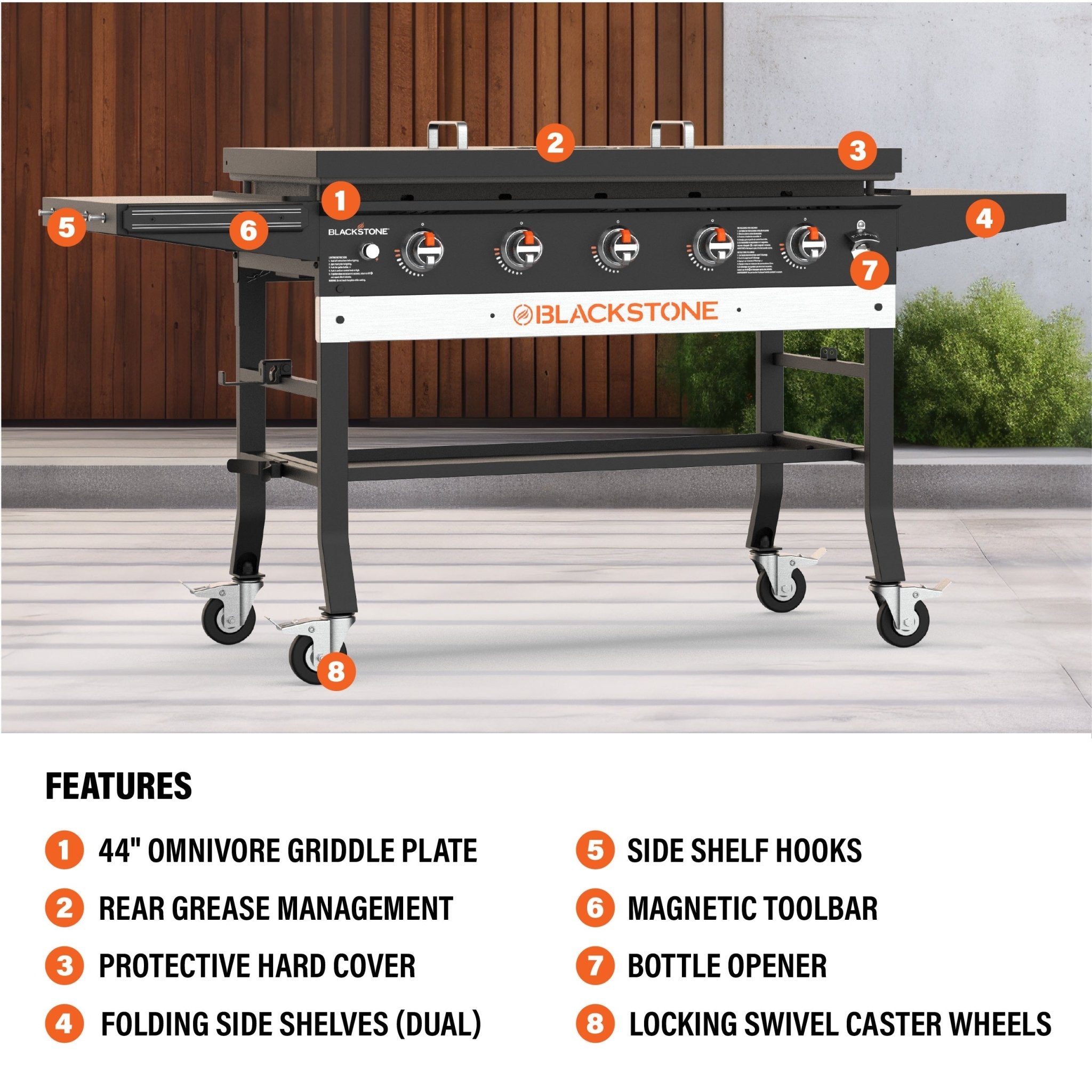 Original 44” Griddle with Hard Cover - | Blackstone Products