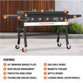 Original 44” Griddle with Hard Cover - | Blackstone Products