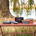 Eliminate the need for paper or plastic silverware with the OTG camping set. 