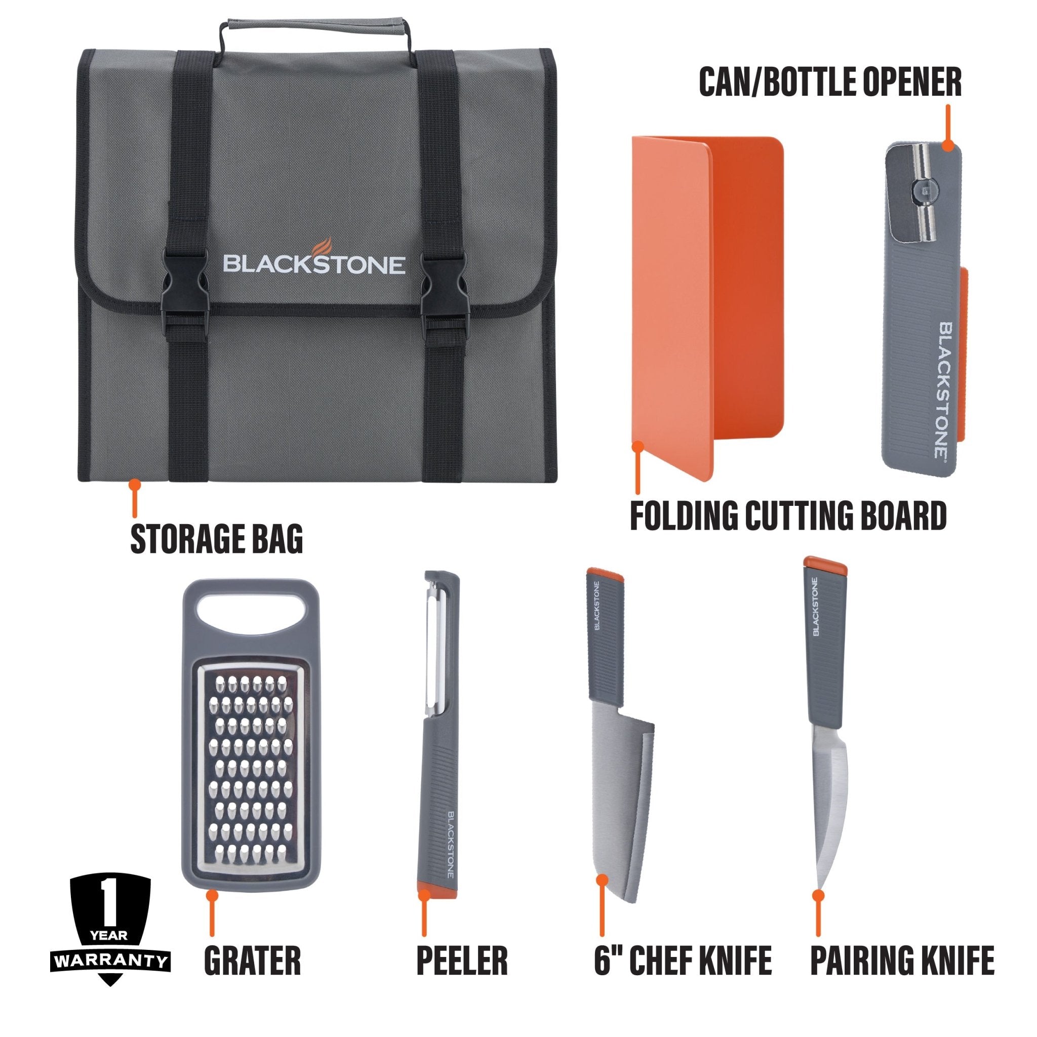 OTG Food Prep Kit - Must - Have Griddle Accessories | Blackstone Products