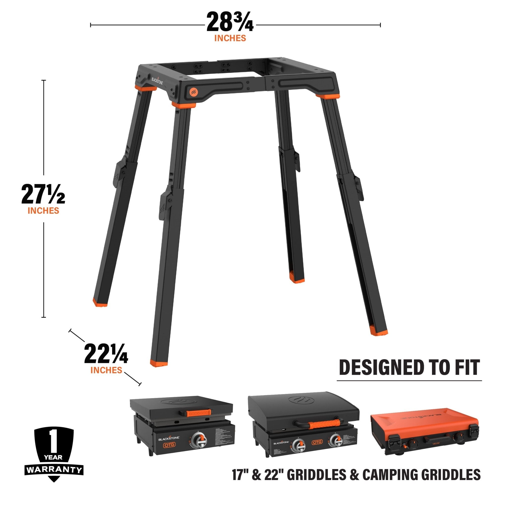 OTG Griddle Leg Kit - Must - Have Griddle Accessories | Blackstone Products