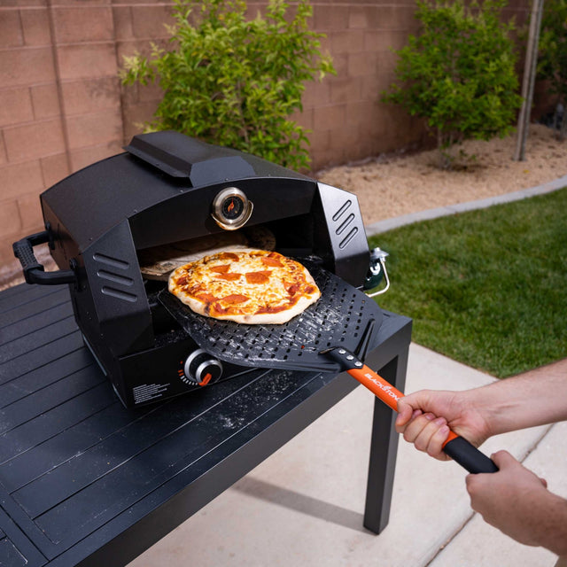 Perforated Aluminum Pizza Peel - Blackstone Products