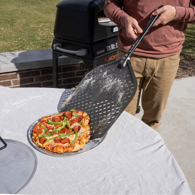 Perforated Aluminum Pizza Peel - Blackstone Products