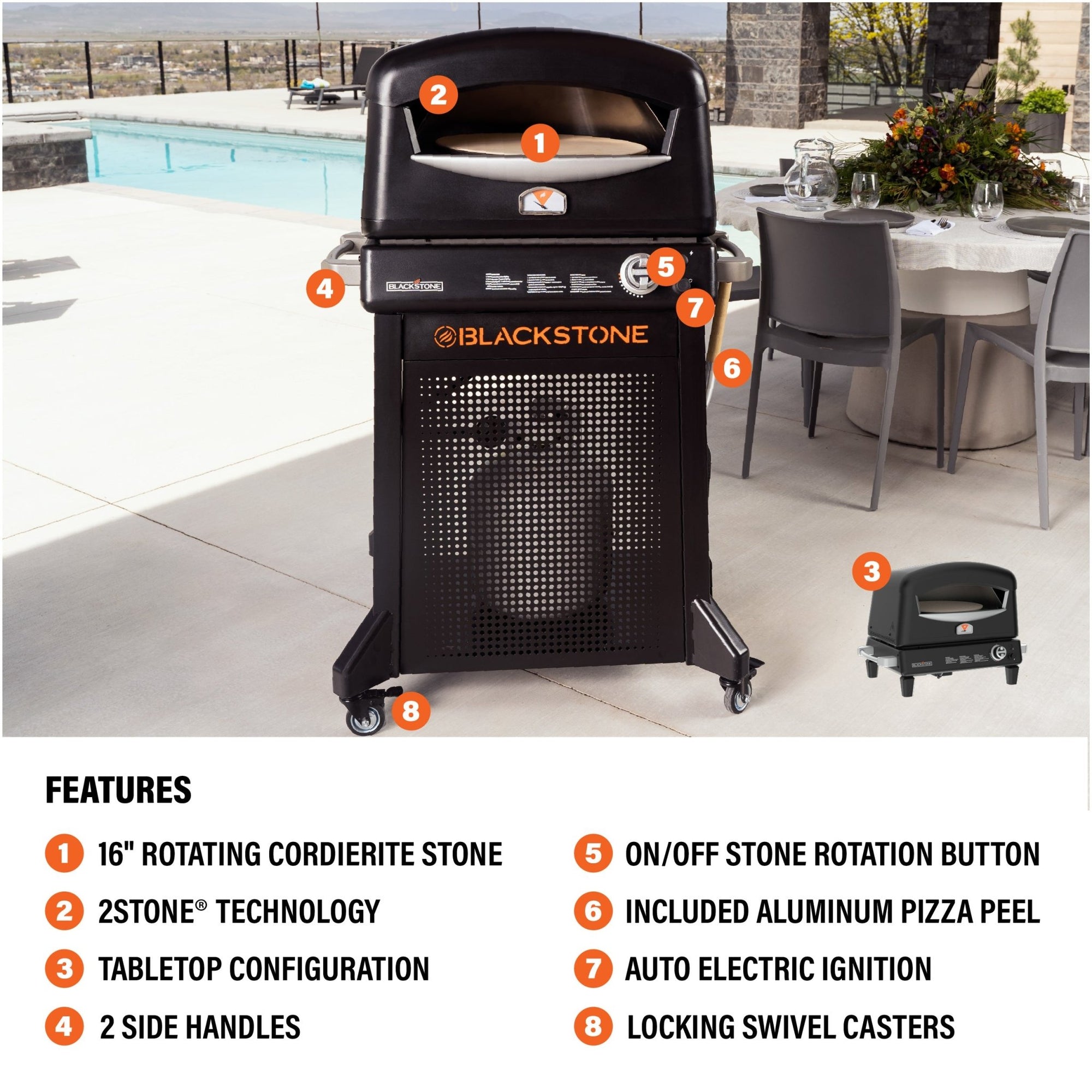 Mobile cart with caster wheels