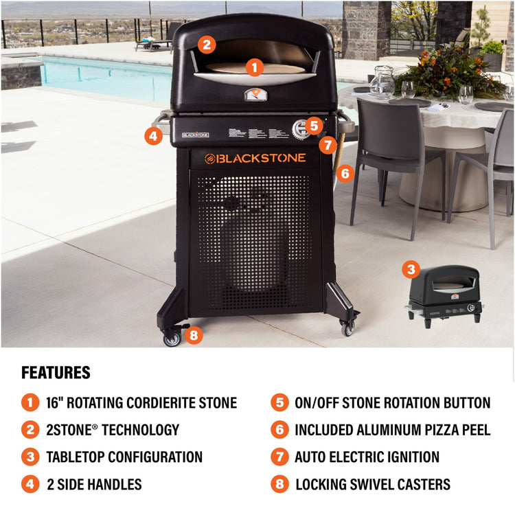 Pizza Oven with Mobile Cart - Blackstone Products