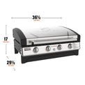 Pro Series 36" Omnivore Drop - in Griddle with Hood - | Blackstone Products