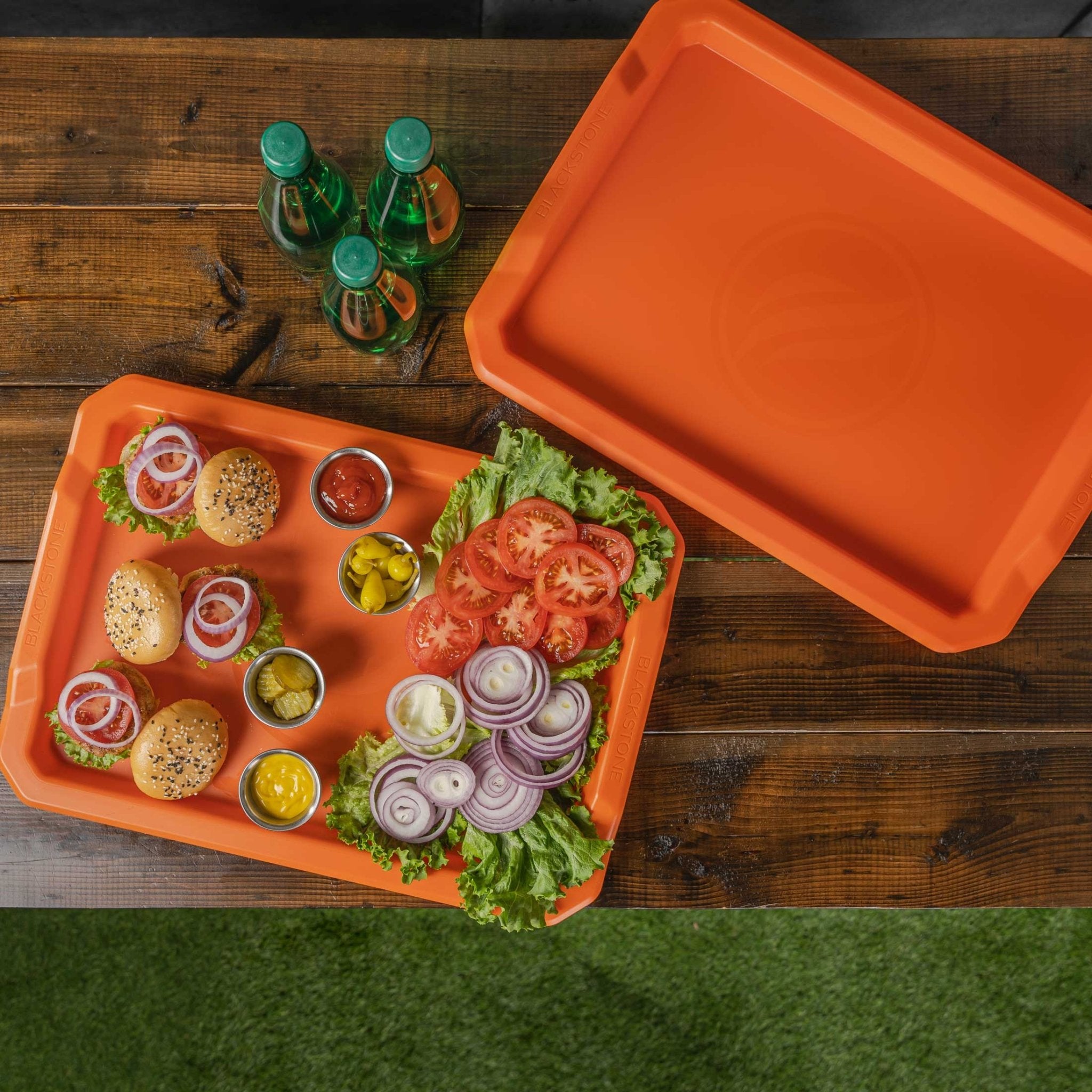Serving Tray - Orange (2pack) - Blackstone Products