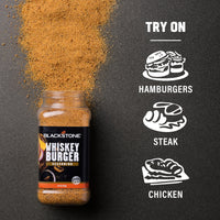 Whiskey Burger Seasoning - Sauces & Seasonings | Blackstone Products