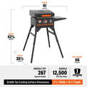 17" Griddle W/Cart & Hood - Blackstone Products