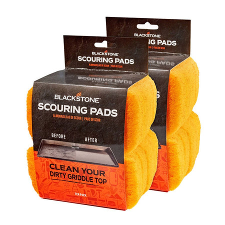 2 Pack Scouring Pads (20 Scouring Pads) - Blackstone Products