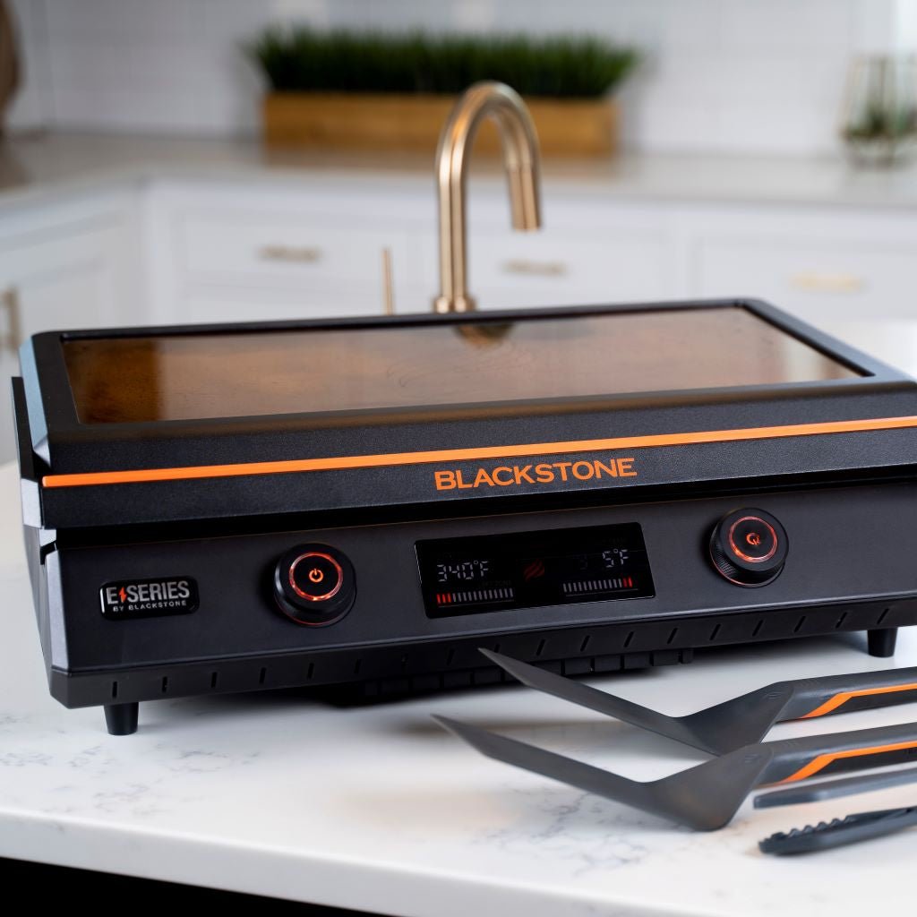 Blackstone E-Series 2-Burner 22 Electric Tabletop Griddle with Prep Cart 