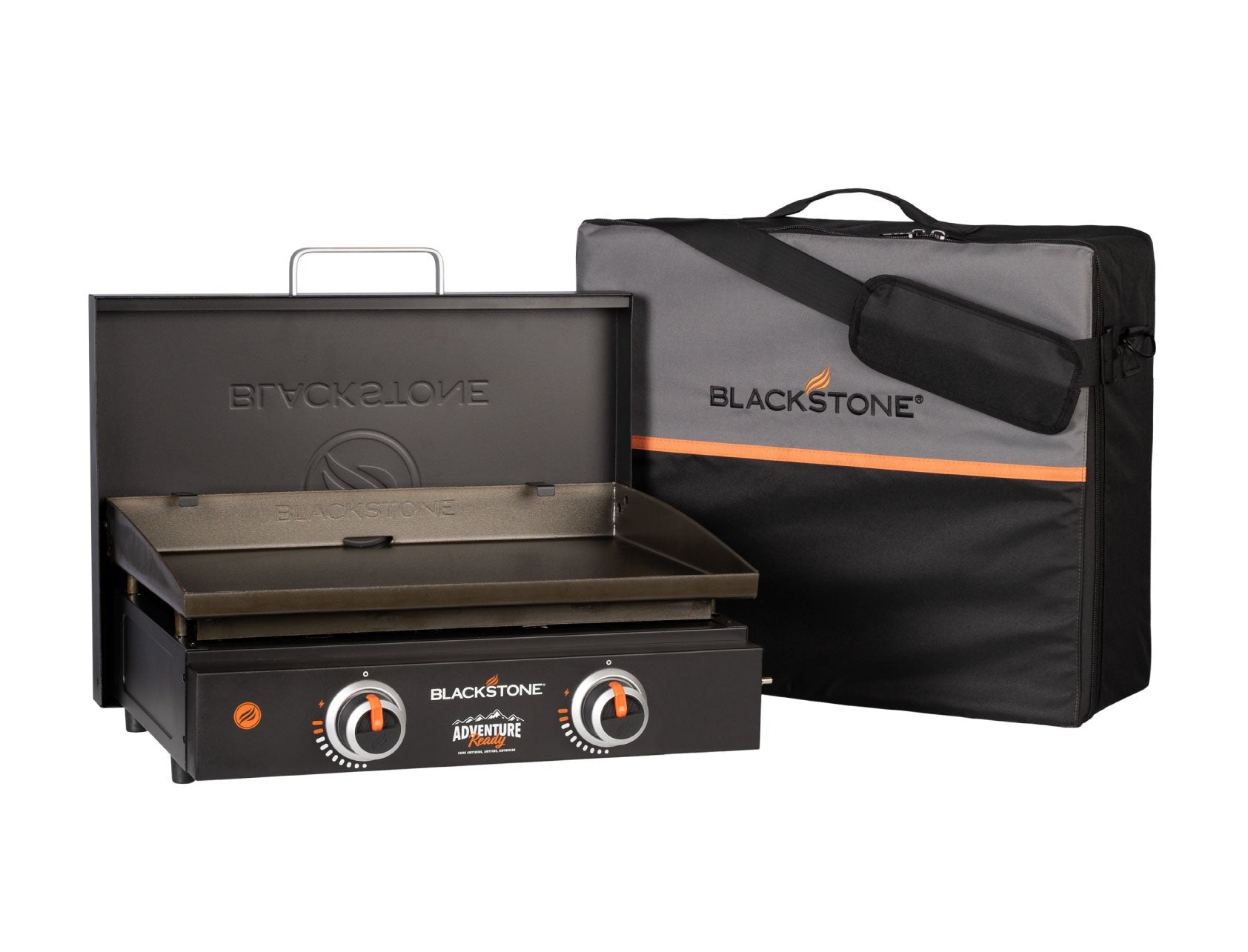 Blackstone 22'' Outdoor 2-Burner Griddle Grill w/Cover & Tools