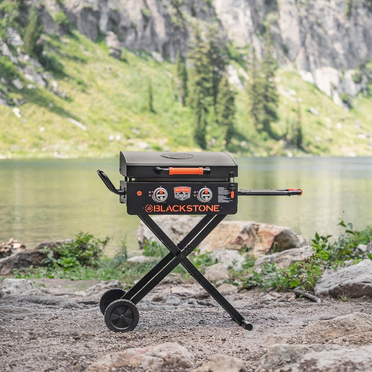 22" Griddle W/Hood & Scissor Legs - Blackstone Products