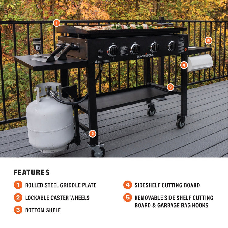 36" Griddle W/Hard Cover Bundle - Blackstone Products