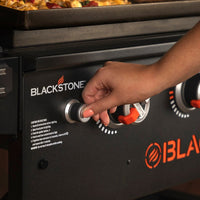 The electric push-button ignition ensures easy starts every time. 
