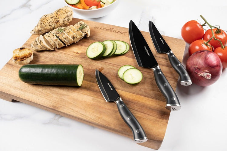 3pc Japanese Steel Knife Set - Blackstone Products