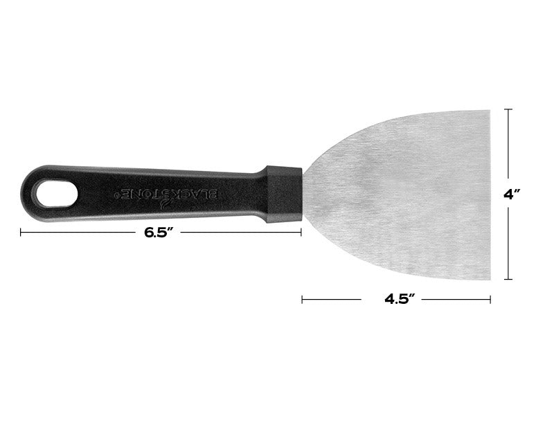 4 X 4-1/2 GRILL SCRAPER BLACK HANDLE TEXTURED 6EA/CS