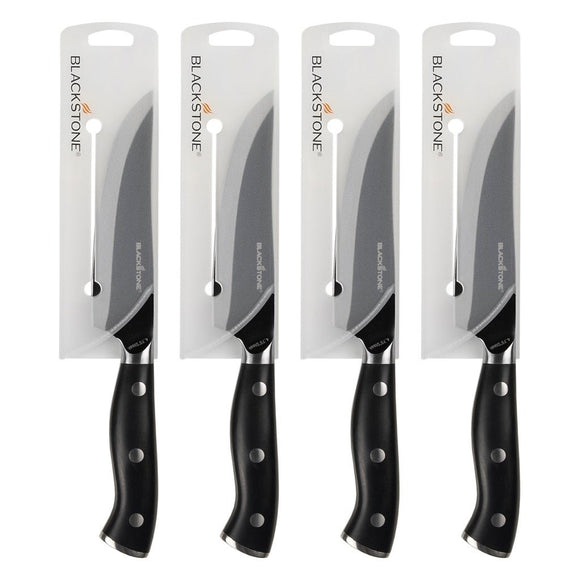 4pc Japanese Steel Steak Knife Set - Blackstone Products