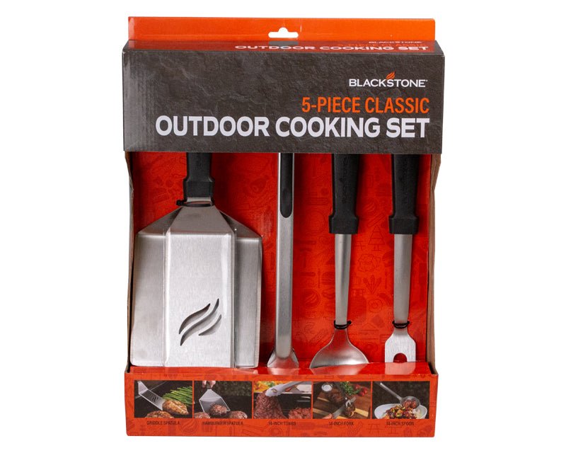 5045 BLACKSTONE GRIDDLE TOOL SET WITH PLASTIC HANDLE - Blackstone Products