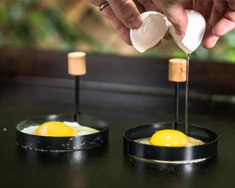 Egg Rings,Hamburger Press Patty Maker Set-5 Pcs Premium Circle Egg