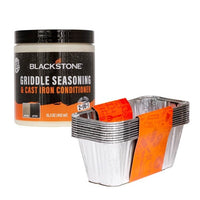 Griddle Seasoning and Grease Cup Liner Bundle - Blackstone Products