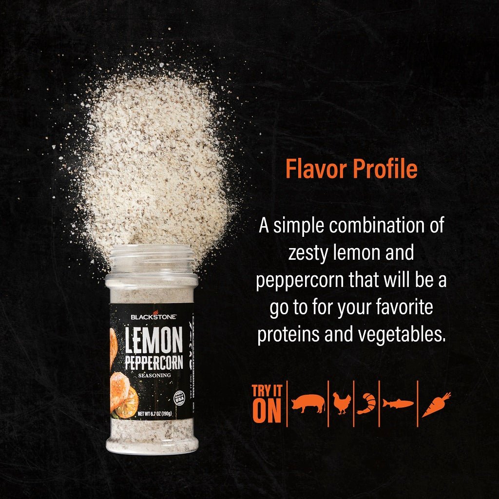 Lemon Peppercorn Seasoning - Blackstone Products