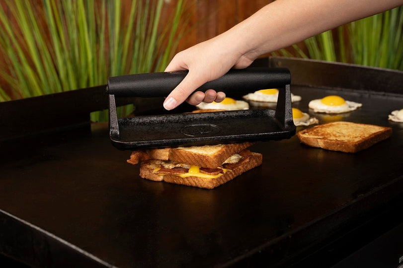 Small Cast Iron Griddle Press - Blackstone Products