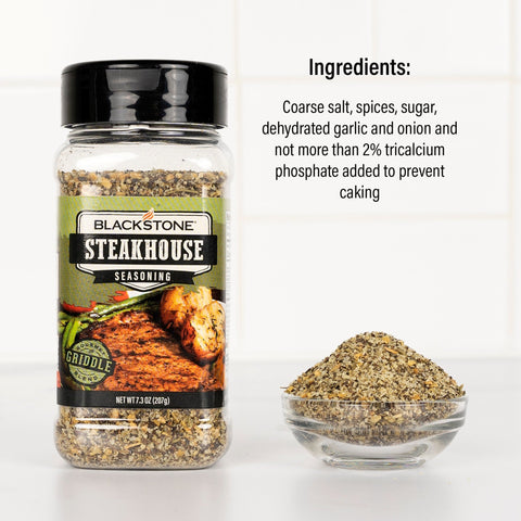 Blackstone Steakhouse Seasoning 7.3 Oz – Blackstone Products