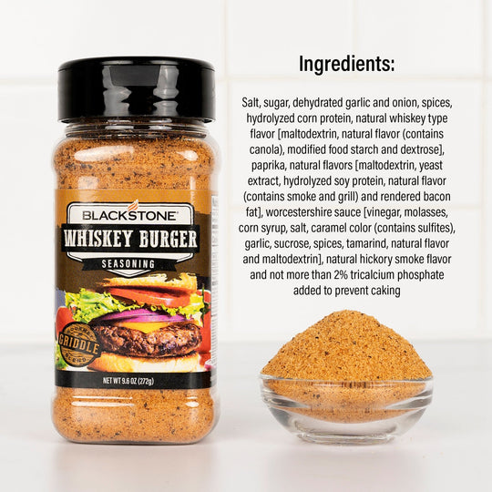 Whiskey Burger Seasoning - Blackstone Products
